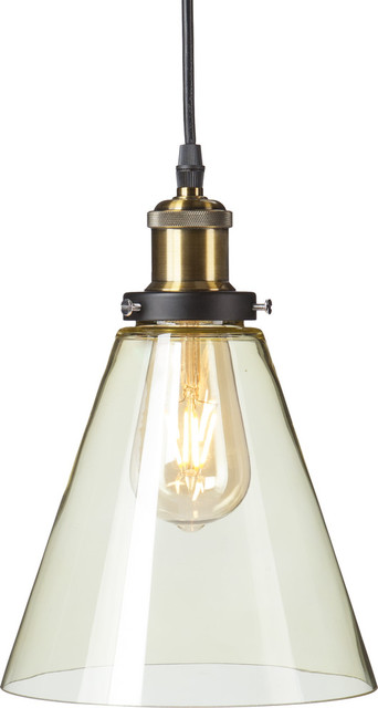 Tanaro Colored Glass Mini Pendant Lamp Champagne Amber