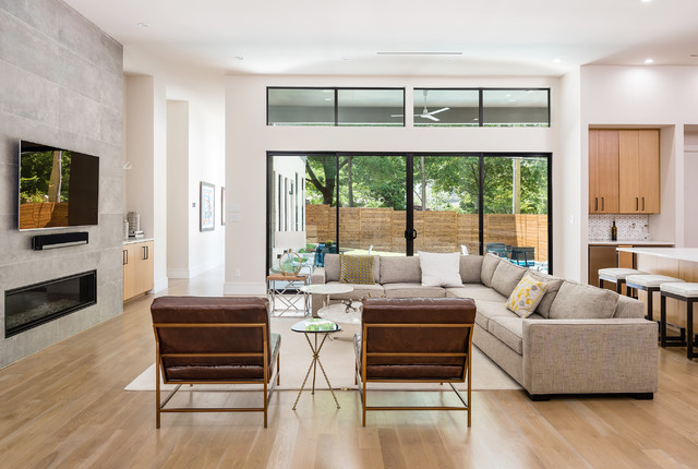 Glencrest contemporary-vardagsrum