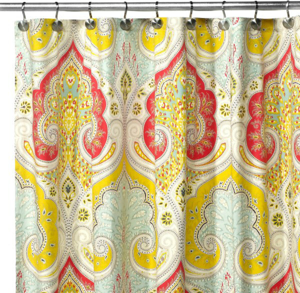 Echo Design™ Jaipur Fabric Shower Curtain