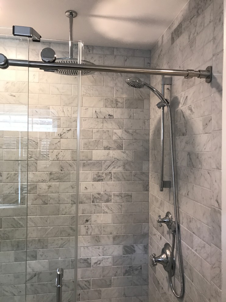 Inspiration for a transitional home design remodel in DC Metro