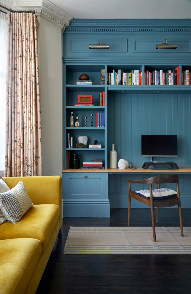 Inspiration for a bohemian home office in Essex.