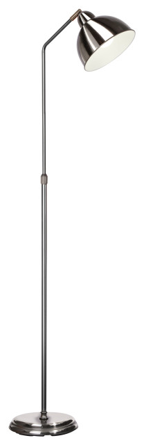 OttLite Covington Floor Lamp, Brushed Nickel