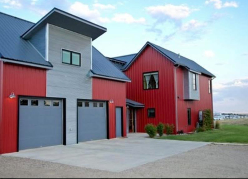 Example of a modern style home built with SIPs