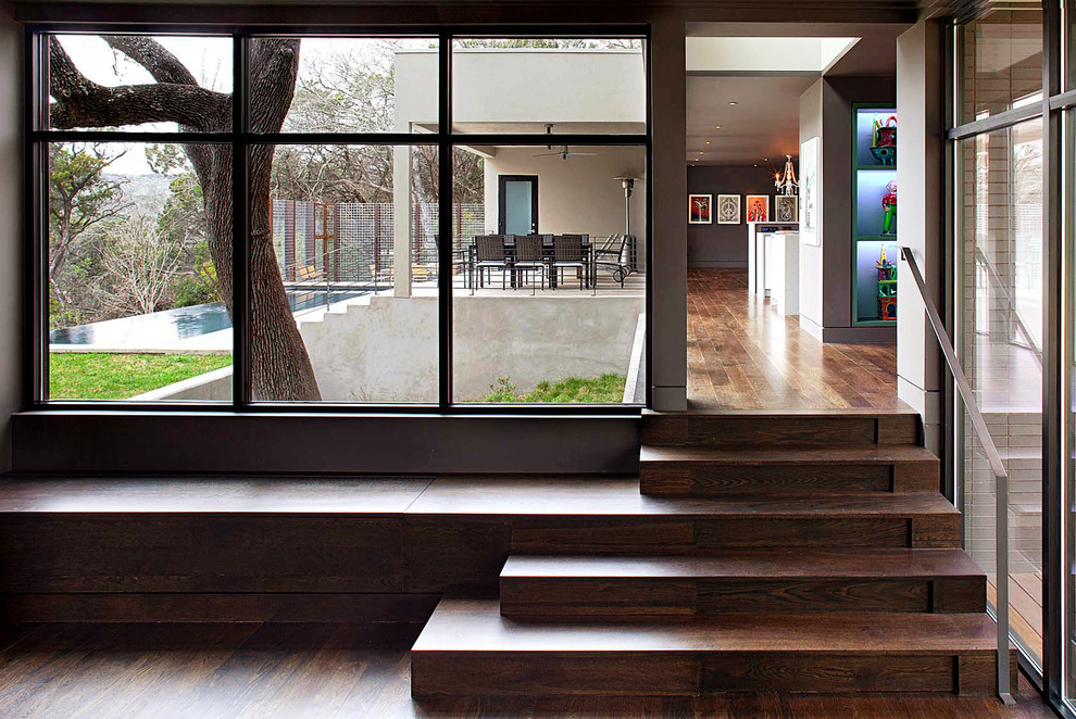 Inspiration for a contemporary hallway in Austin.