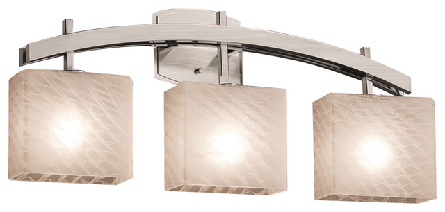 Fusion Archway 3-Light Bath Bar, Weave Shade - Transitional - Bathroom Vanity Lighting - by ...