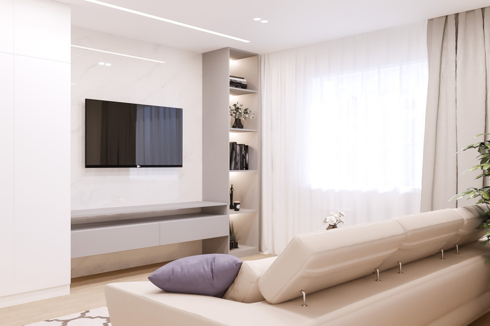 Частичный проект квартиры, 22 кв.м.