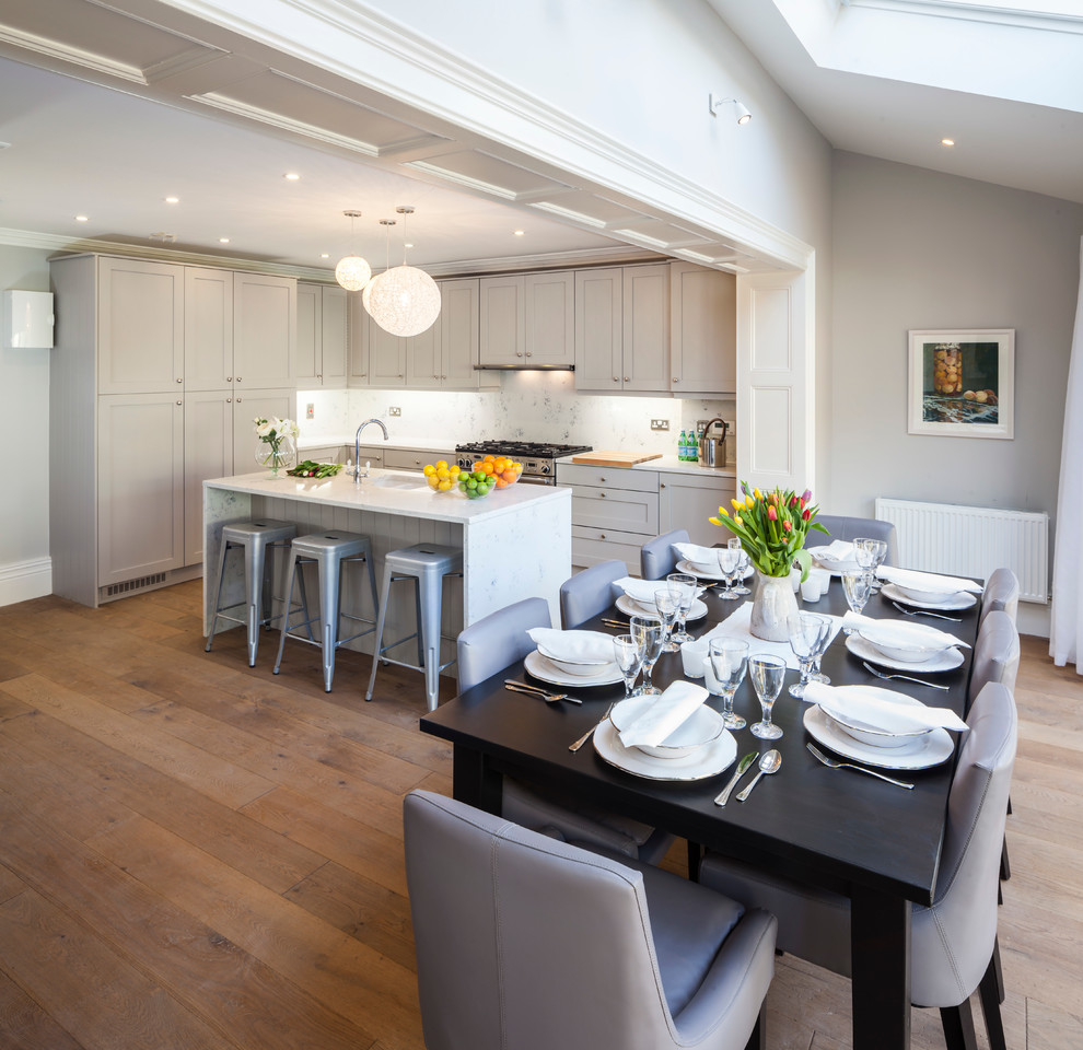 Inspiration for a transitional kitchen remodel in Dublin