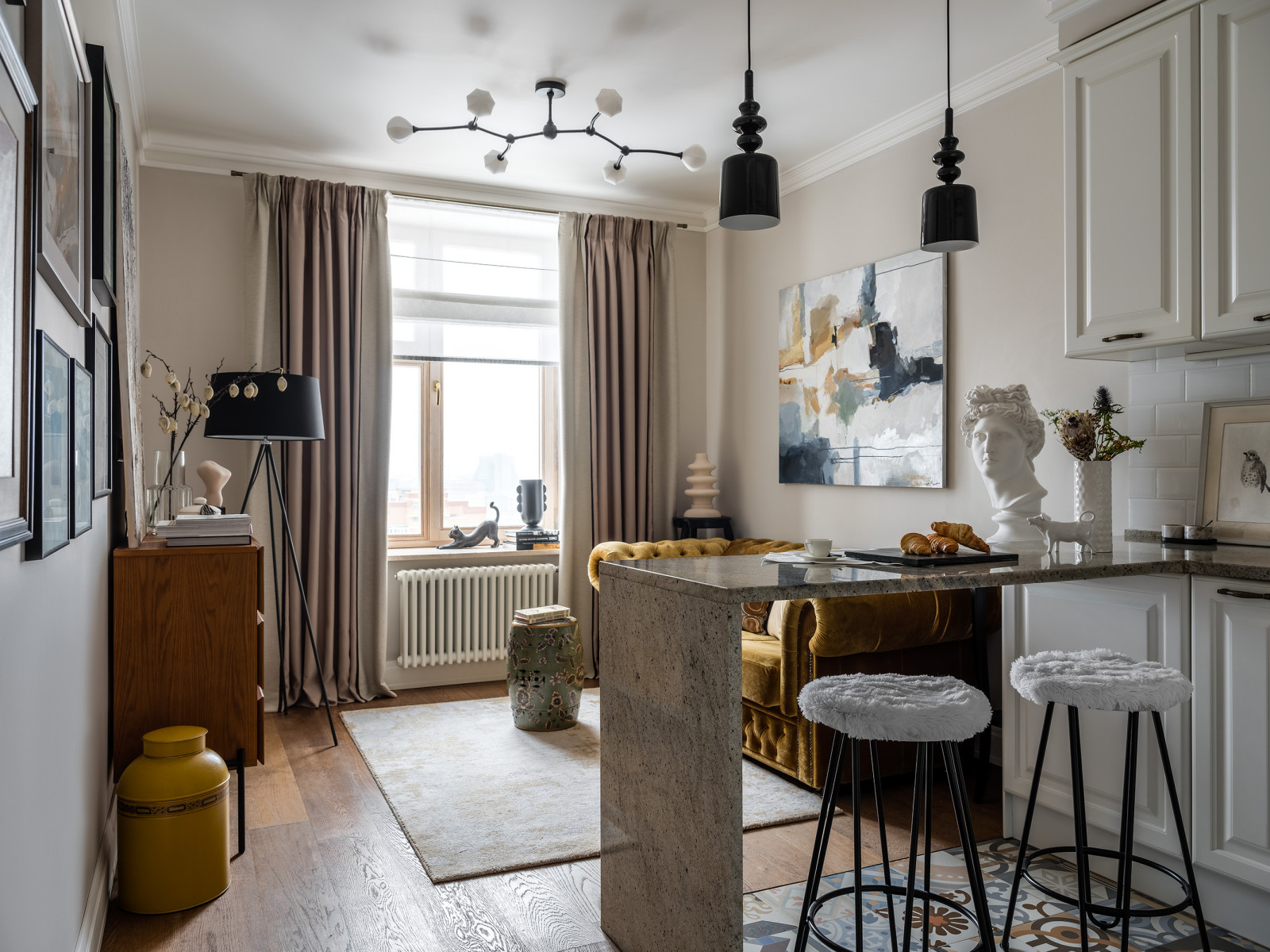 Гостиная-кухня