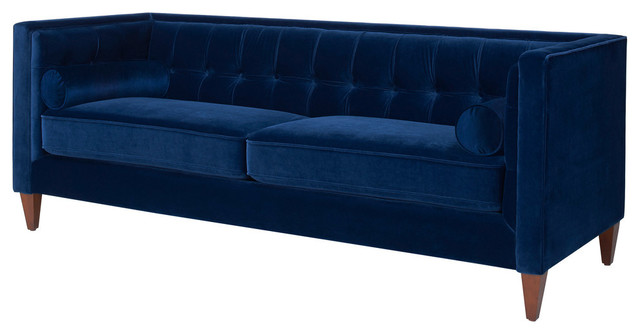 Jack Tuxedo Sofa Navy Blue