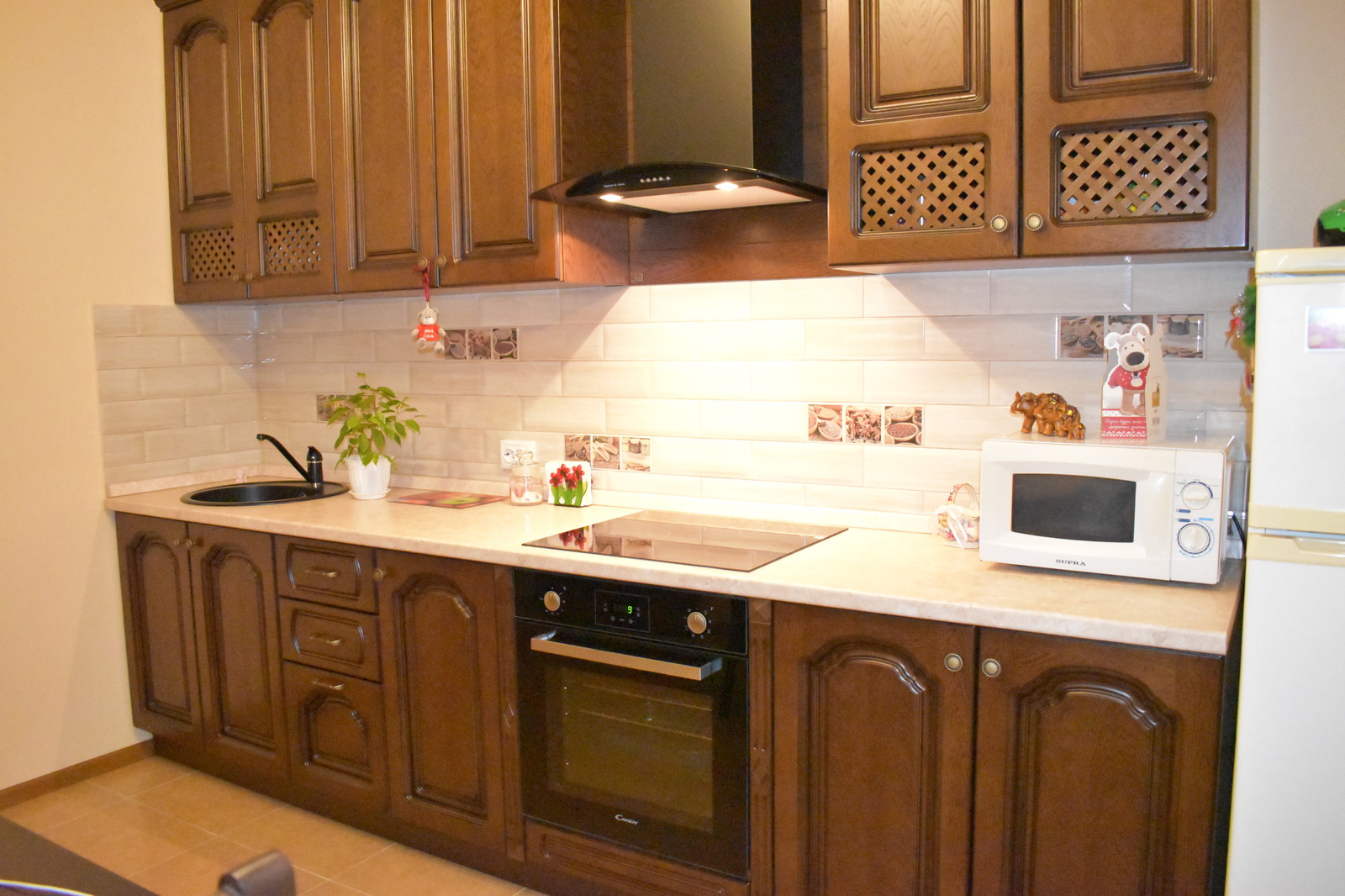 Кухня из массива дуба "Альфа" классика