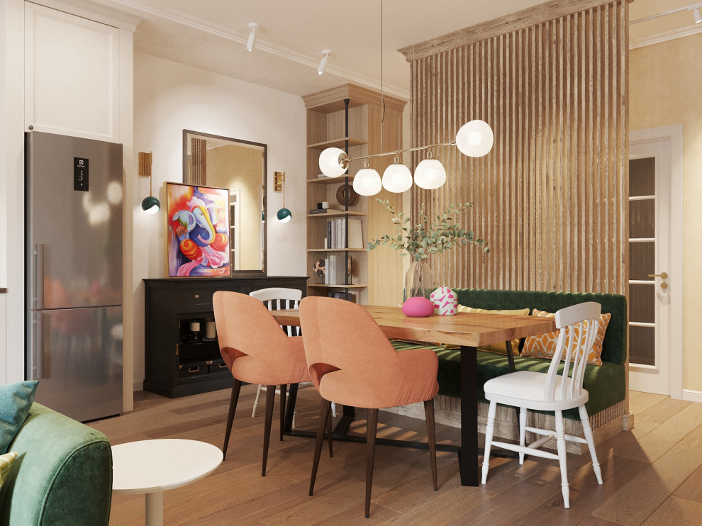 Яркая эклектика для молодой семьи