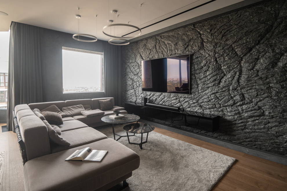 Пентхаус (современный) - гостиная