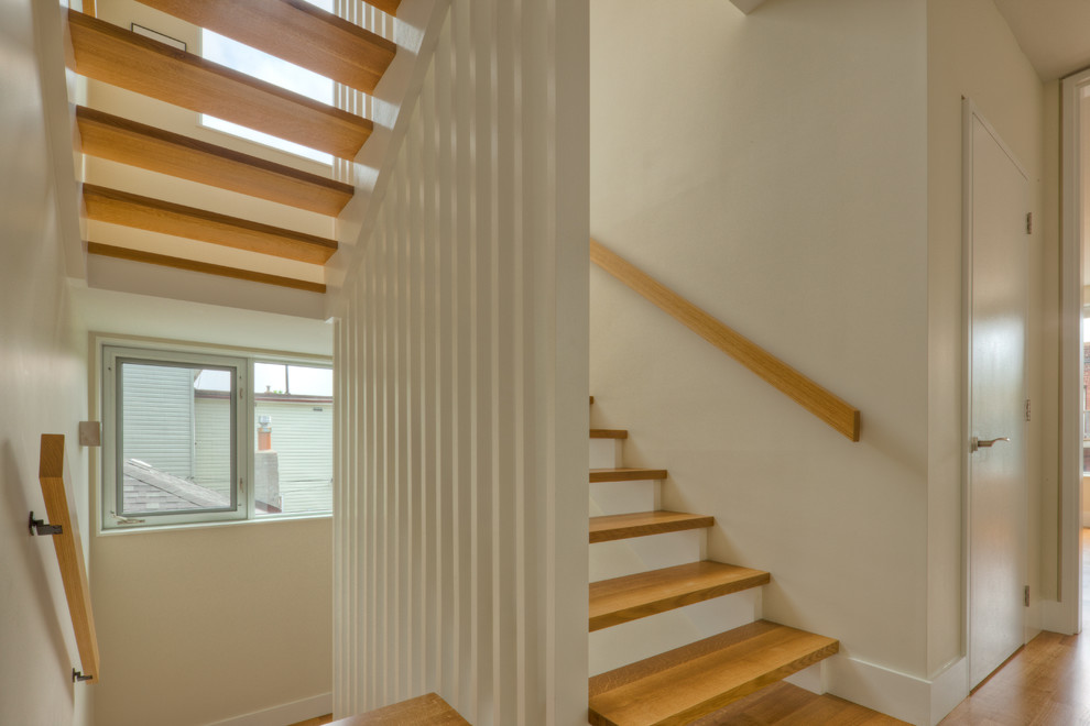 Modern staircase in Toronto.
