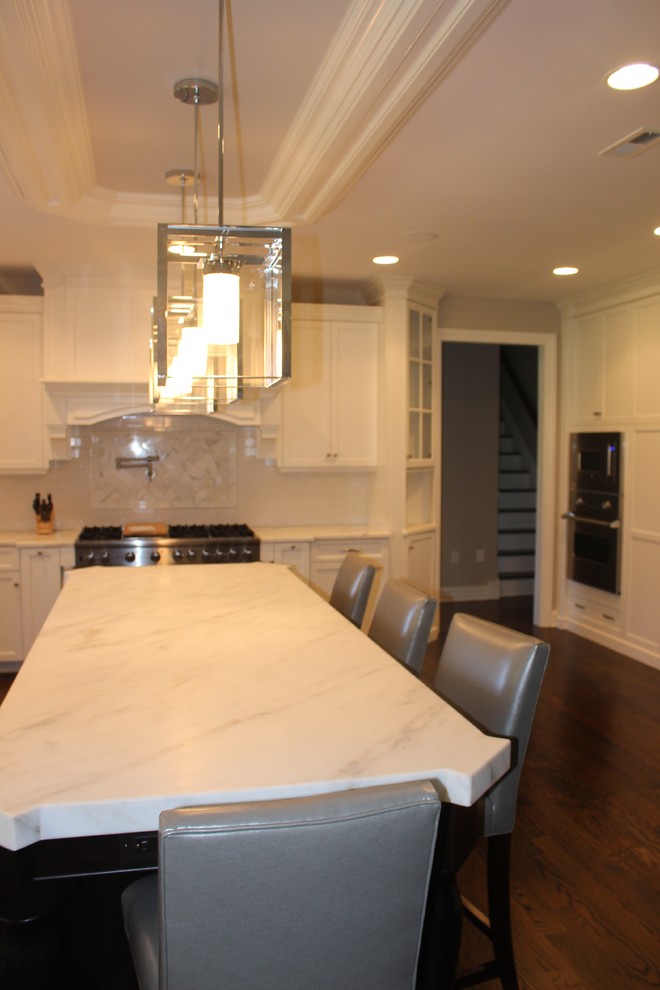 Photo of a transitional kitchen in New York.
