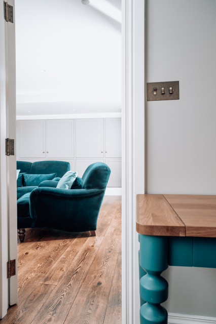 Interior Design Scheme and Sensitive Extension to Regency Property contemporary-living-room