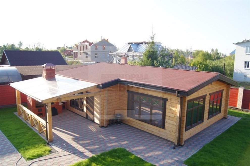 Баня из бруса «НБ 1-8»