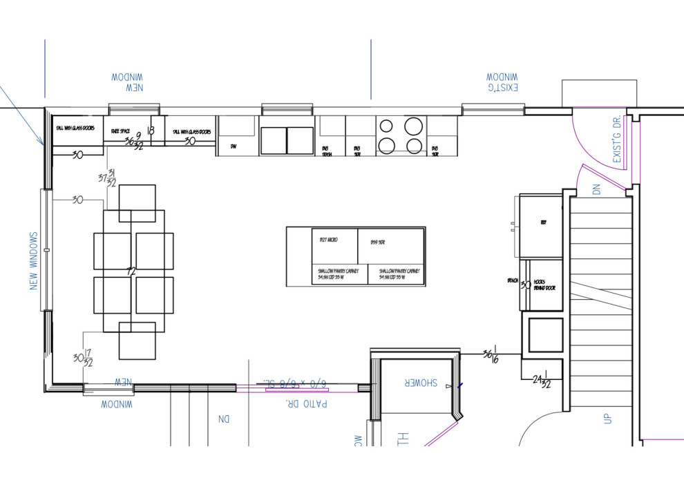 Two kitchen layouts....which works better? | Houzz Forum