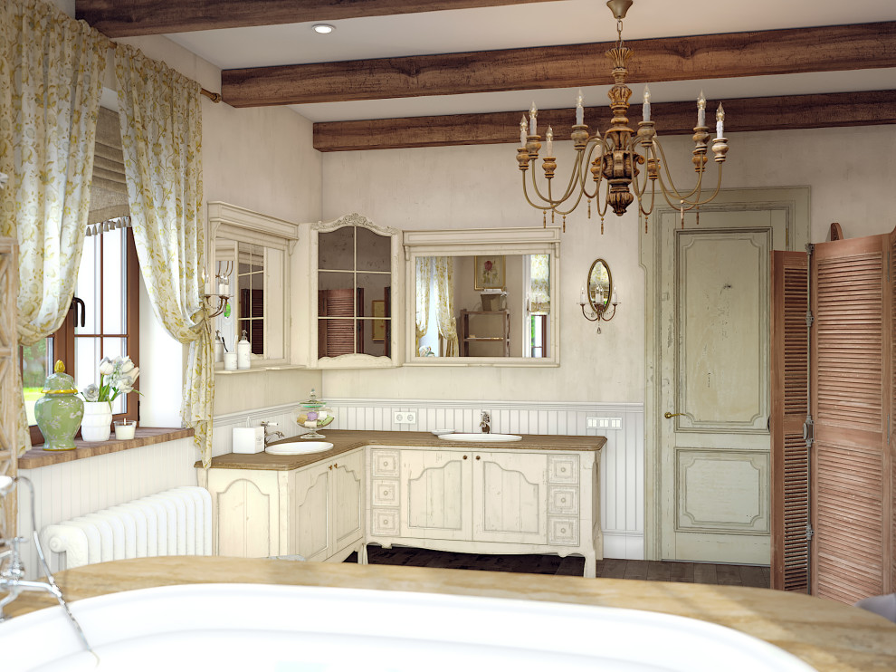 Ванная комната хозяев дома.