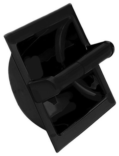 Newport Brass 10-89/56 Flat Black Recessed Toilet Paper Holder ... Newport Brass 10-89/56 Flat Black Recessed Toilet Paper Holder ...