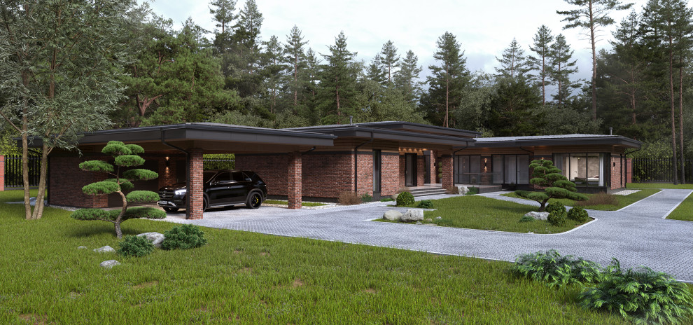 Частный дом в стиле "Райт"