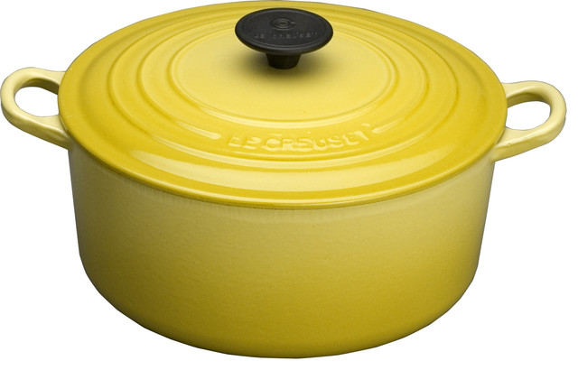 Le Creuset Soleil Yellow Enameled Cast Iron Mini Cocotte 1 3 Quart Le Creuset Soleil Yellow Enameled Cast Iron Mini Cocotte 1 3 Quart