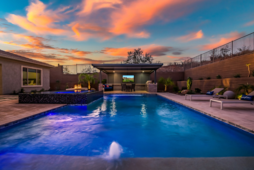 Minimalist pool photo in Phoenix