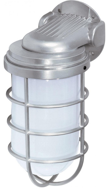 Nuvo Lighting 76/622 1 Light 11" Tall Outdoor Wall Sconce - Metallic Silver