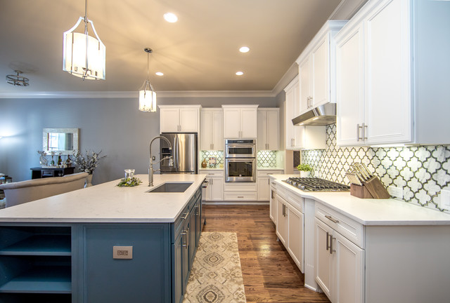 Beautiful Tile Work! transitional-kitchen