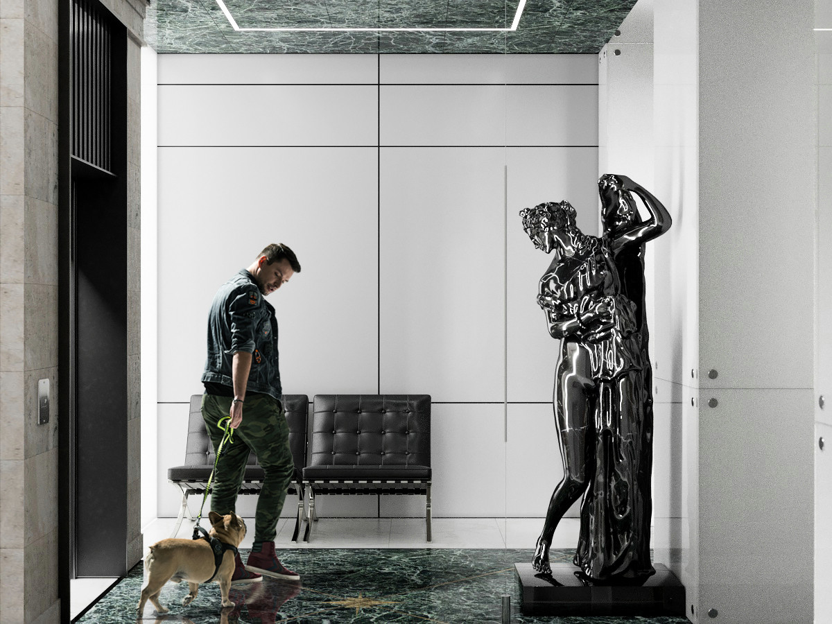 Зонна лобби гостиницы Графский причал