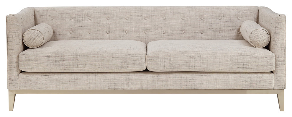 Contemporary Button Tufted Milan Sofa