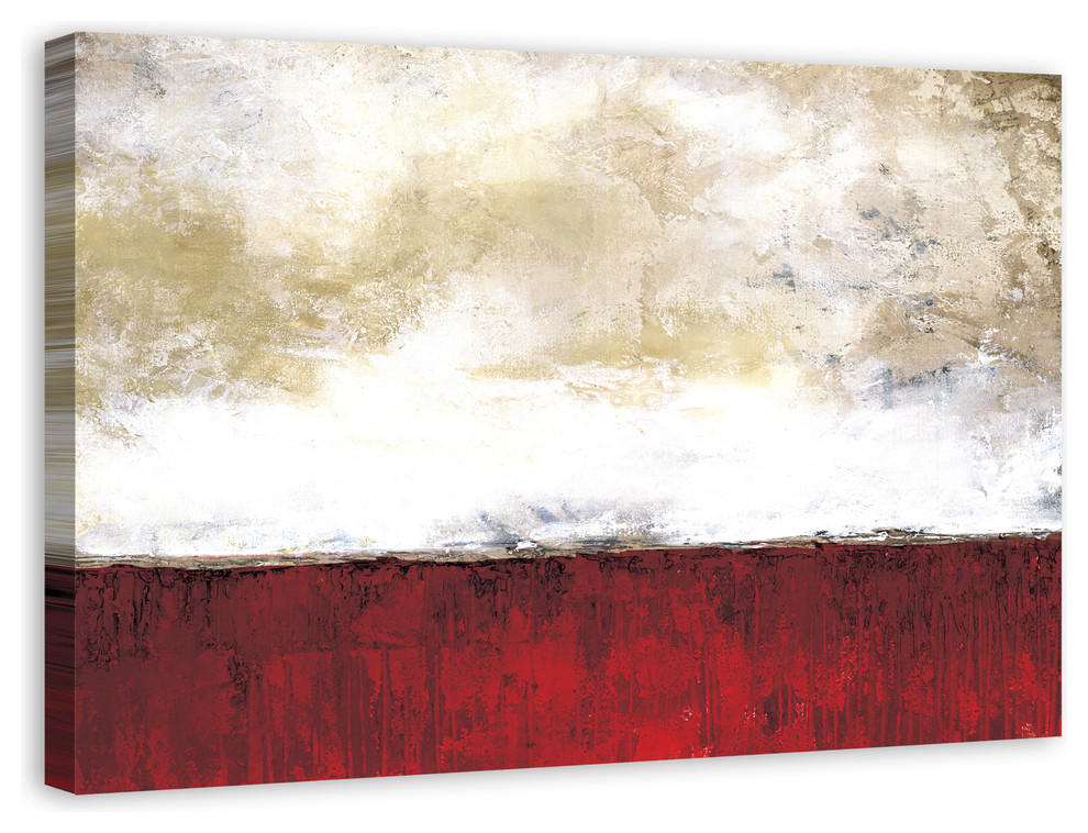 "On The Horizon" Canvas Wall Art, 48x32, 48x32 Transitional Prints