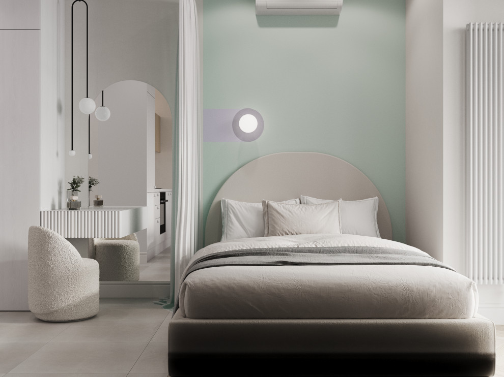 Проект квартиры студии 28 кв.м. в ЖК МИРЪ, Санкт-Петербург, 2023г.