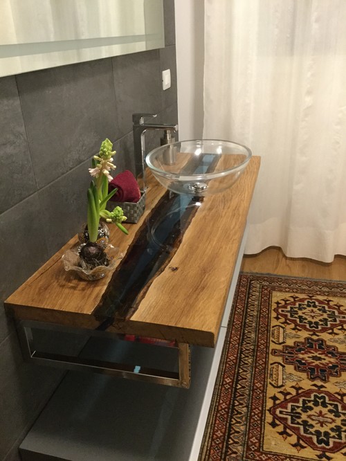 Arredo Bagno Piano In Legno Sotto Il Lavabo Si O No