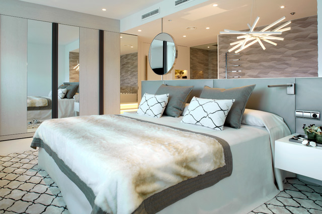 ATICO DUPLEX DIAGONAL MAR エクレクティック-ベッドルーム