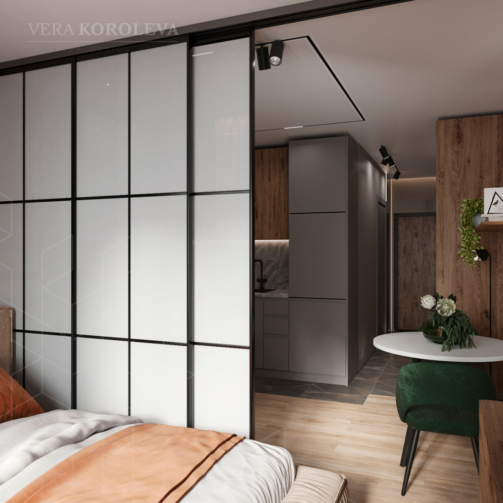 Дизайн-проект квартиры-студии в Подмосковье