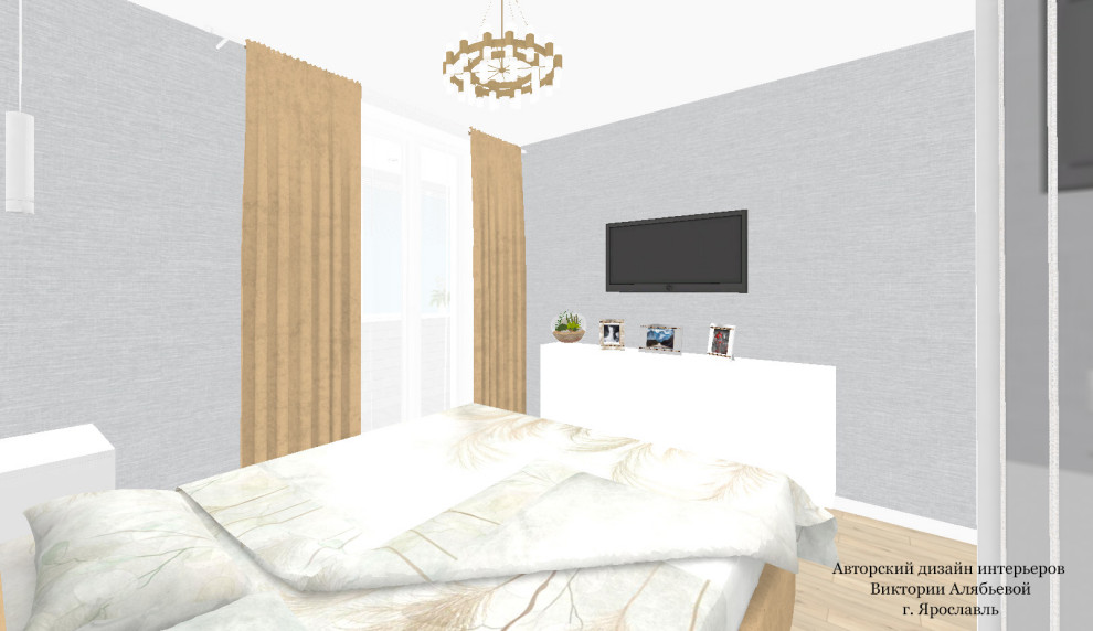 Проект спальни в современном стиле