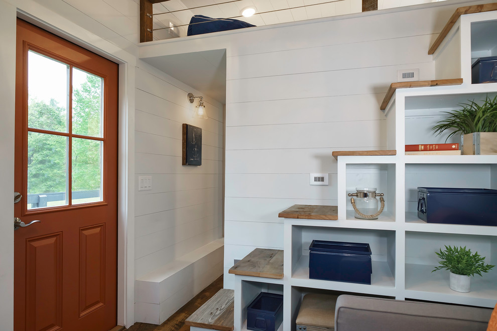 Inspiration for a transitional entryway remodel in Atlanta