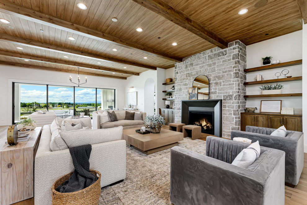 Creekside- Custom 3/1 - Transitional - Living Room - Boise - by ...