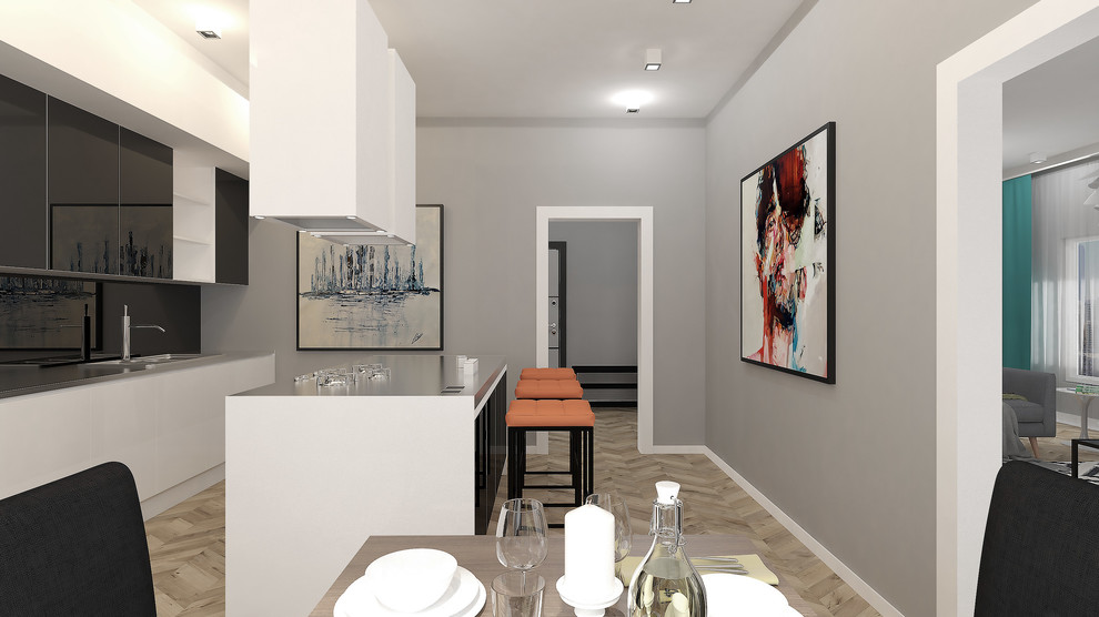 Апартаменты в скандинавском стиле для молодой семьи