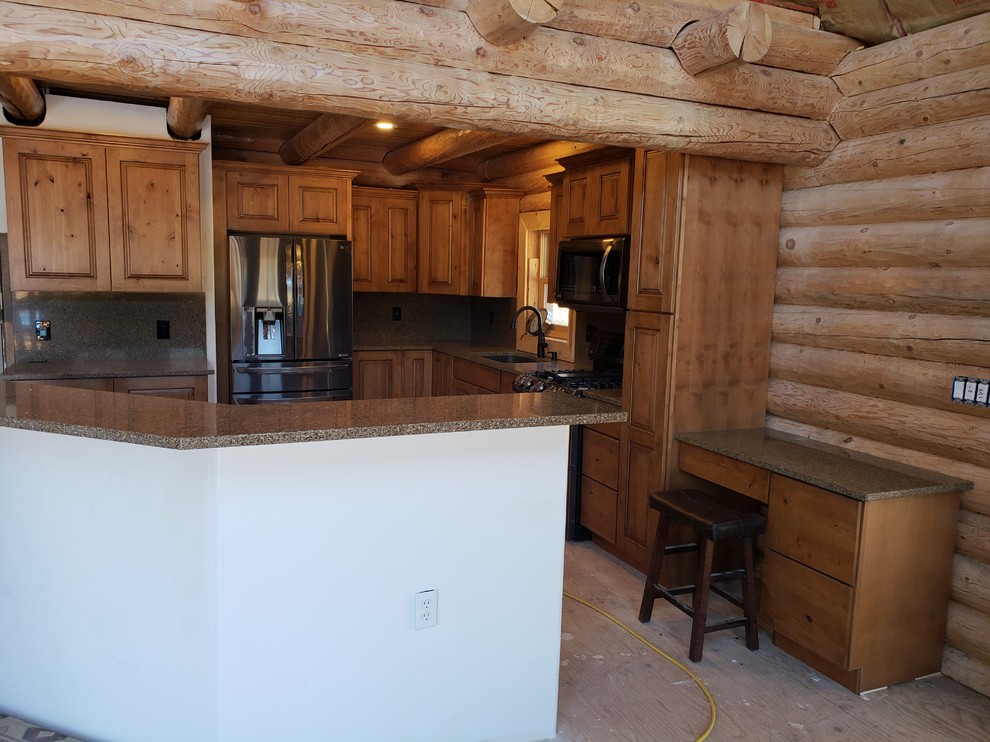 Inspiration for a rustic kitchen remodel in Phoenix