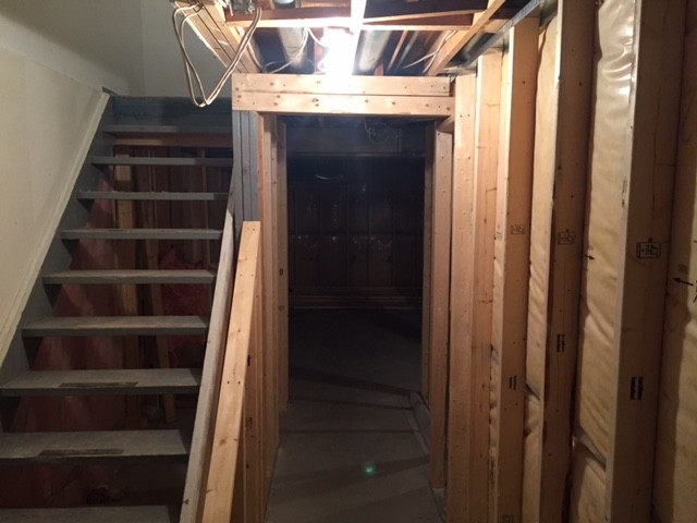 Basement Renovation - Mississauga, ON January 2017 - Before & After