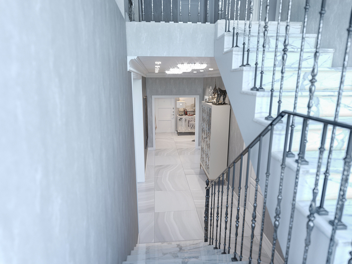 Дизайн интерьера коттеджа (д.Пасынково)