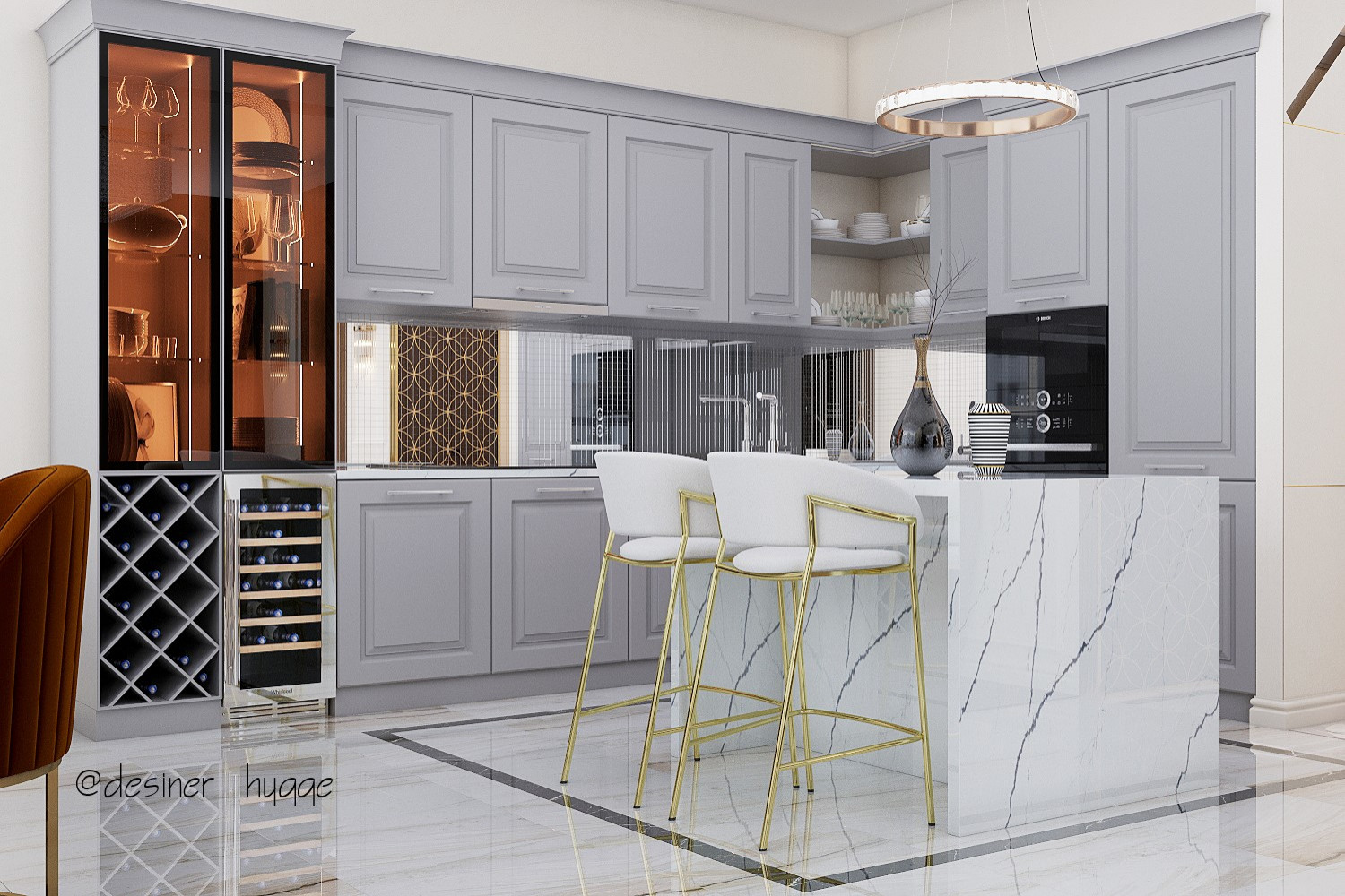 Кухня с островом