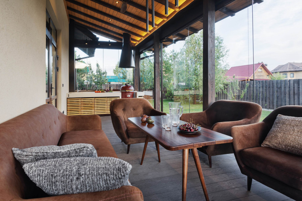 Остекленная терраса ЕЩЕ НЕМНОГО ЛЕТА