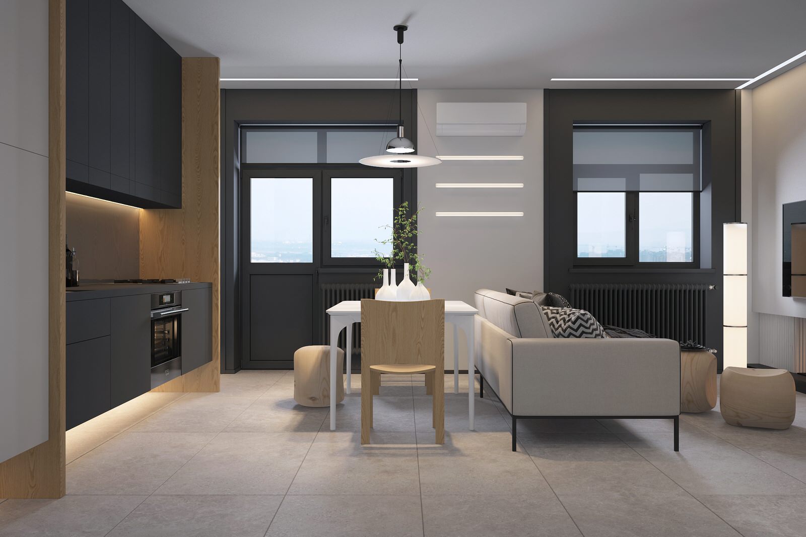 Двухэтажная квартира в Темрюке