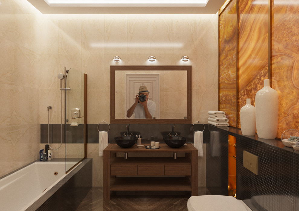 Ванная в стиле хайтек