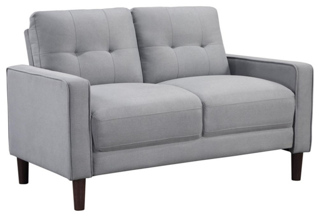 Pemberly Row 2-Piece Upholstered Fabric Sofa Set with Track Arms in ...