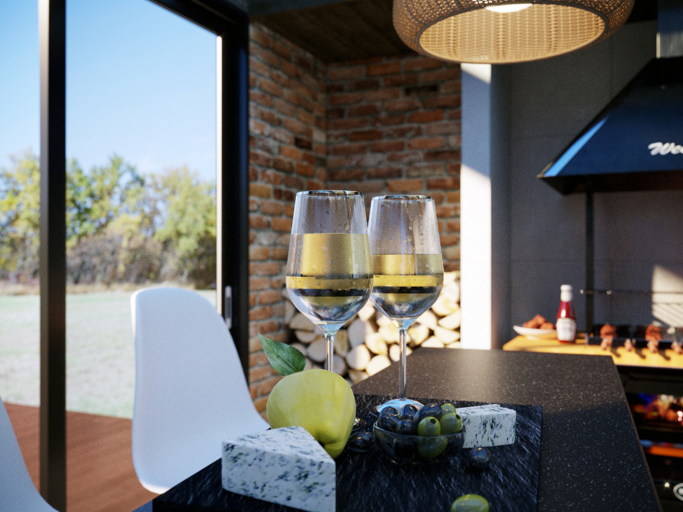 Летняя кухня в Малаховке