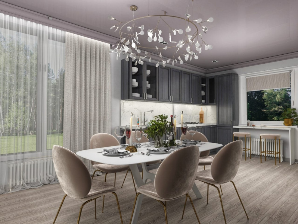 Гостиная в загорожном доме.