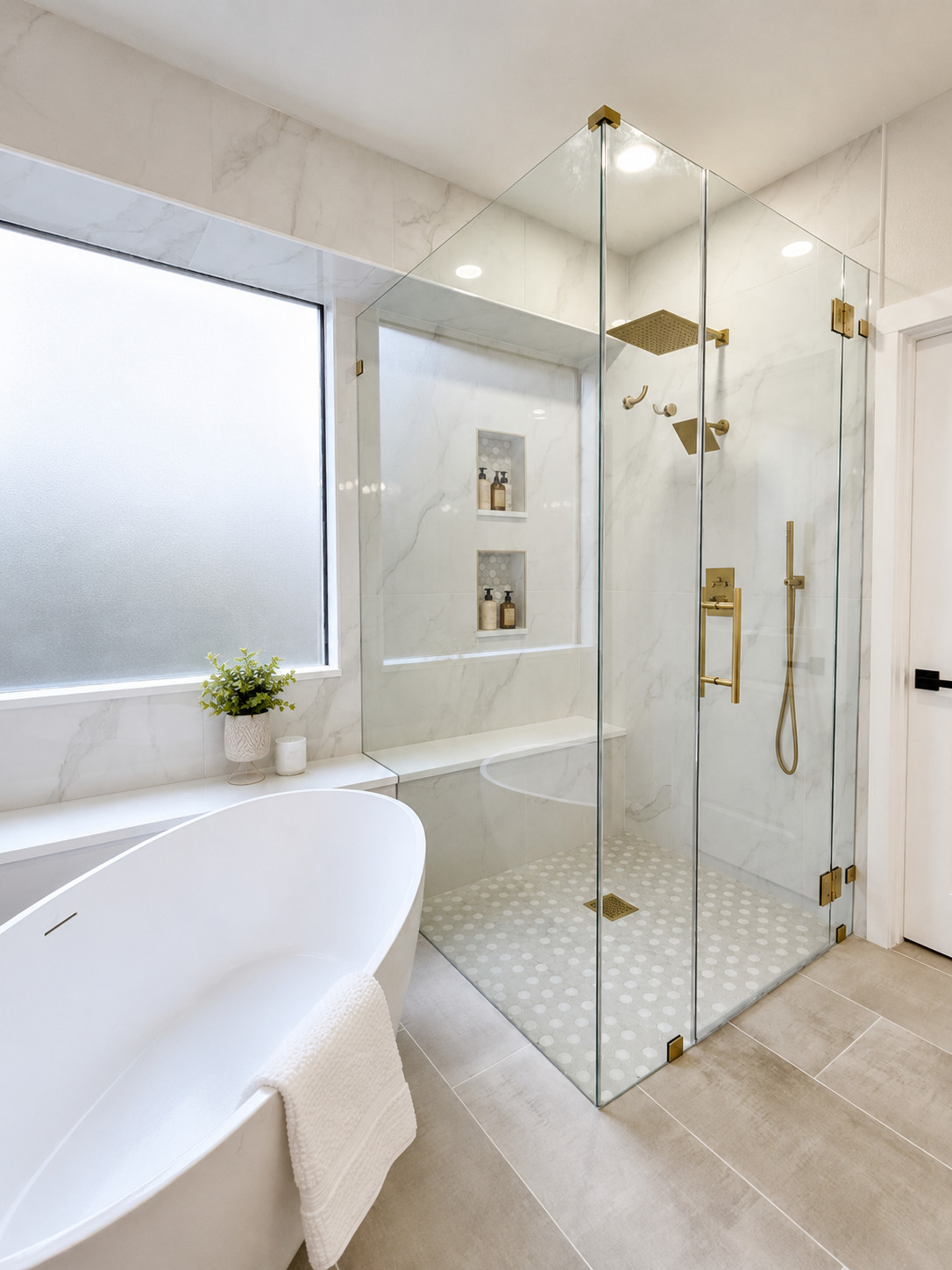 Frisco TX - Raschell Full Master Bathroom Remodeling